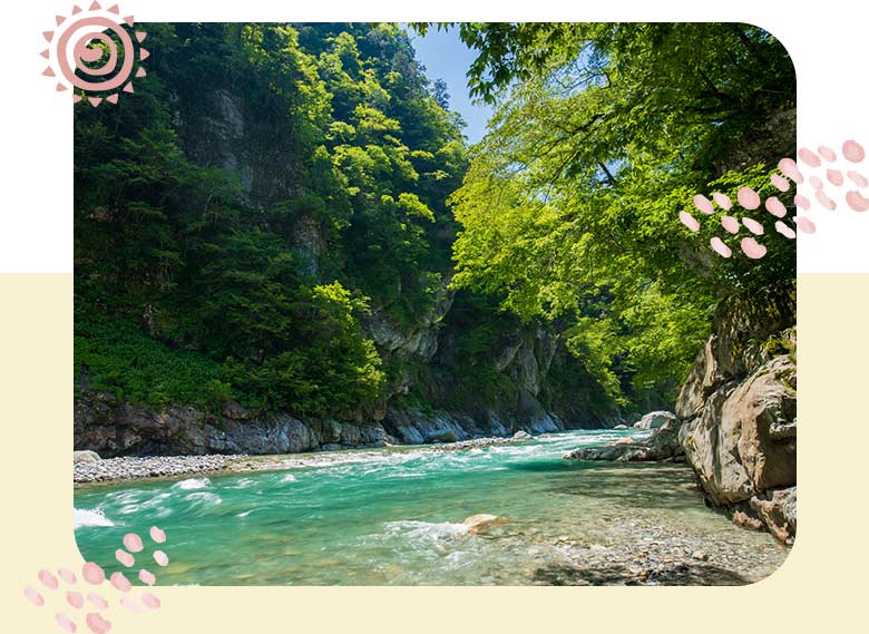富山県・黒部の川